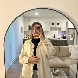 CoffeeShop Women's Cream Utility Jacket